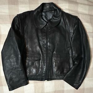 Vintage Black Leather Jacket